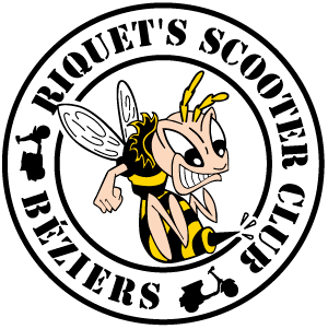 logo riquets scooter club béziers